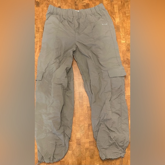 Wilo The Label Pants - Wilo The Label Women’s Parachute Cargo Pants Gorpcore Size Large Baggy Pockets